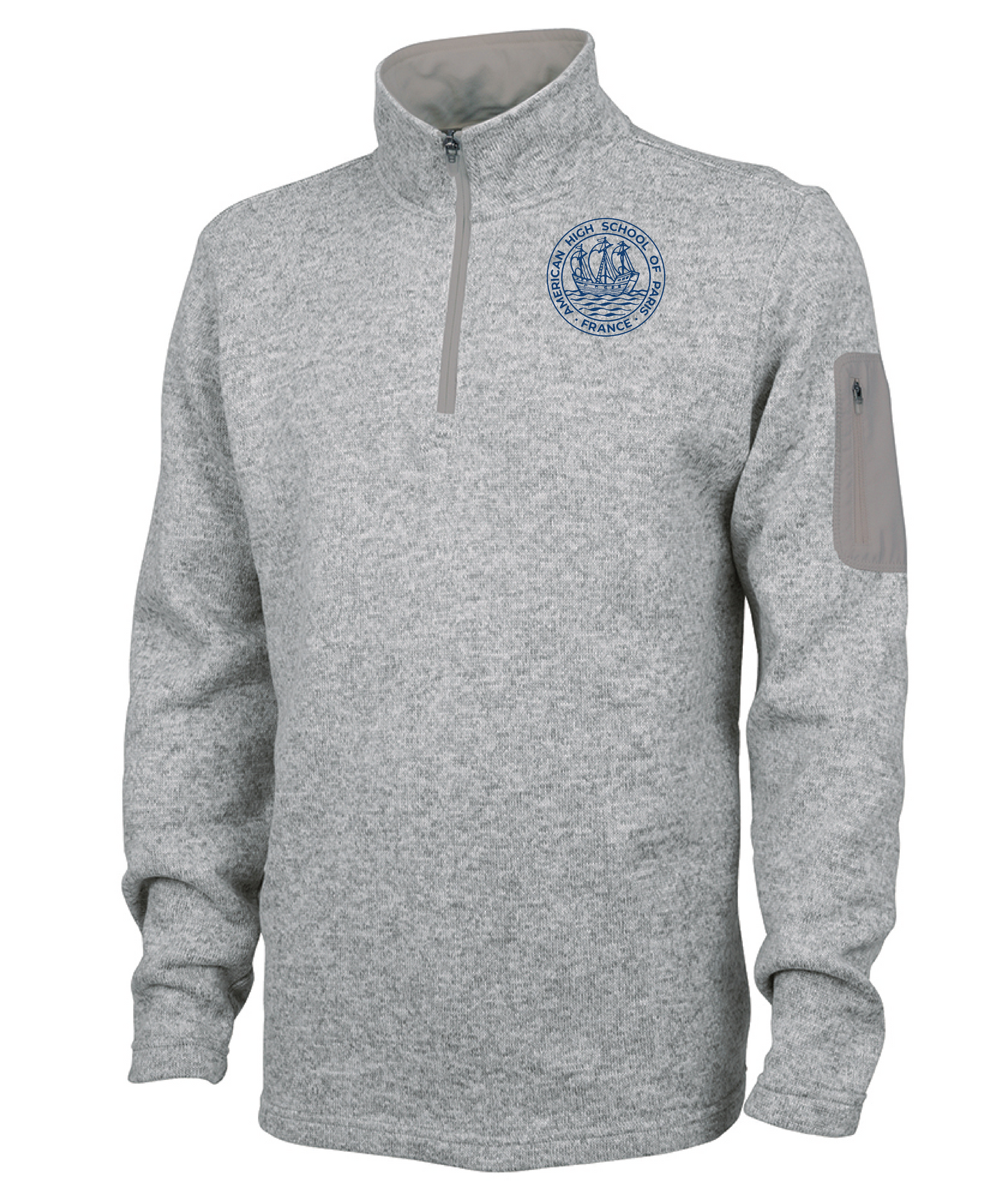 Heathered Fleece Pullover